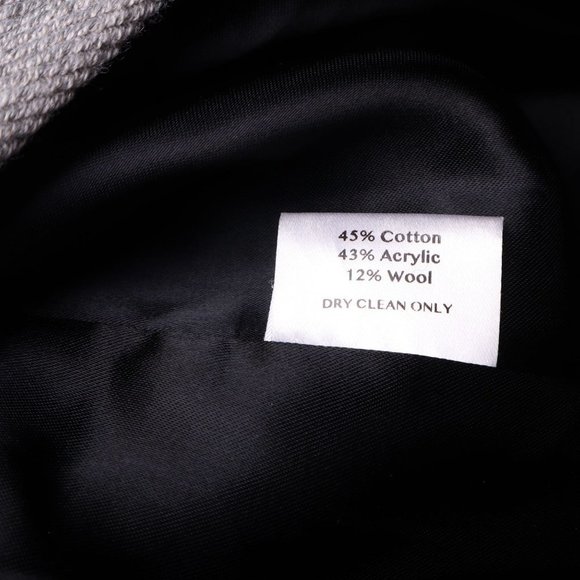 MARVIN BROWNE Wool Blend Gray Long Coat - Picture 5 of 7